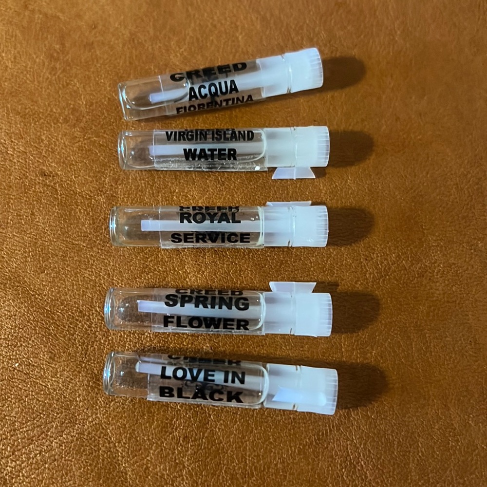 Creed samples, used